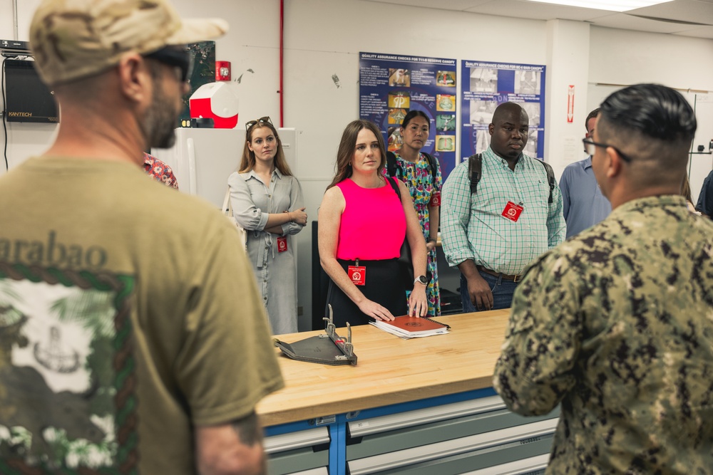 STAFDEL Engages with EOD Mobile Unit Five at Naval Base Guam