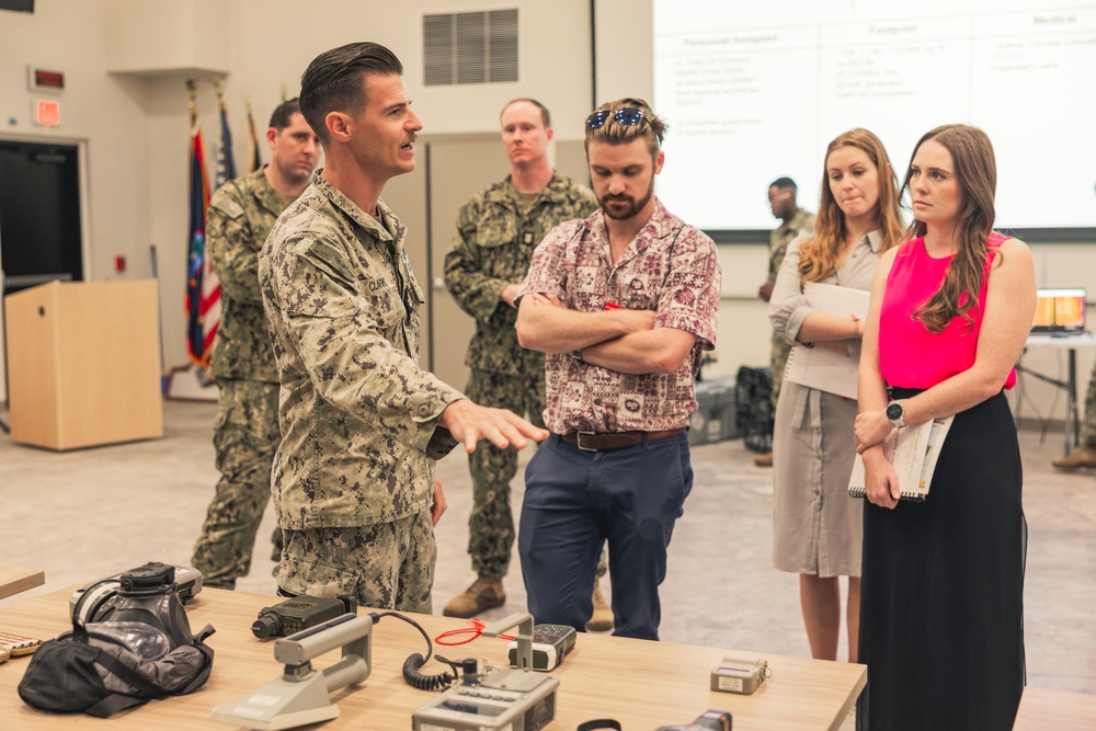 STAFDEL Engages with EOD Mobile Unit FIVE at Naval Base Guam