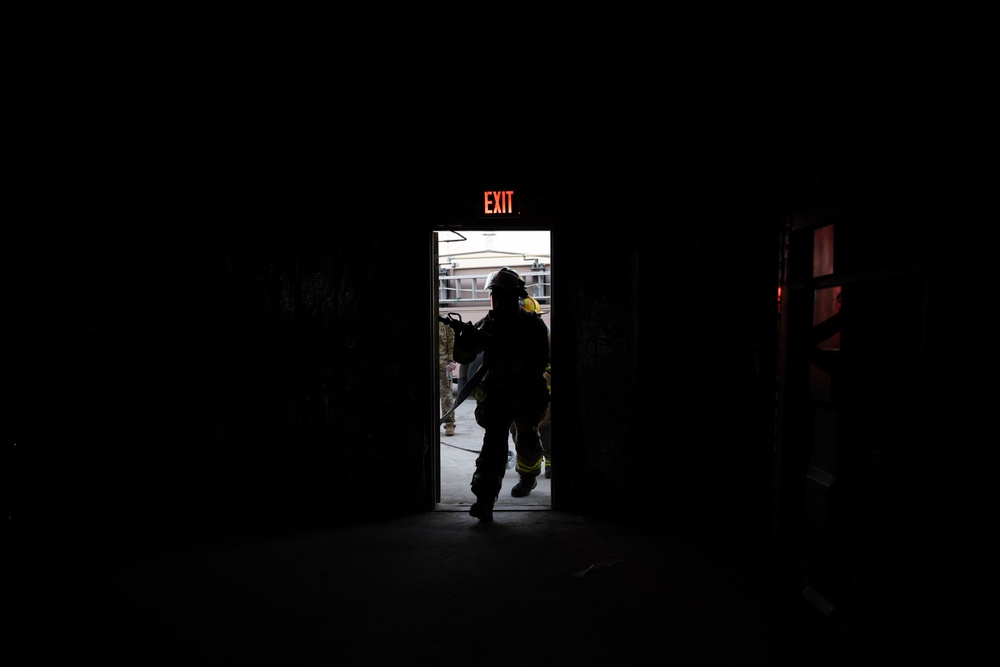 Fire training with the 380th AEW