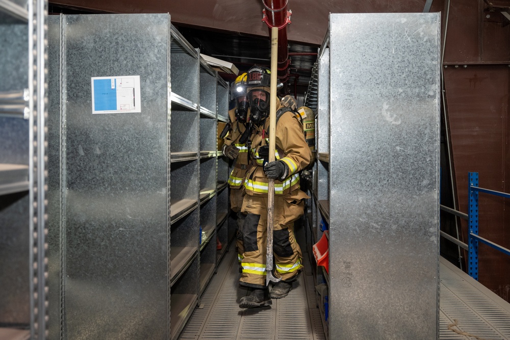 Fire training with the 380th AEW