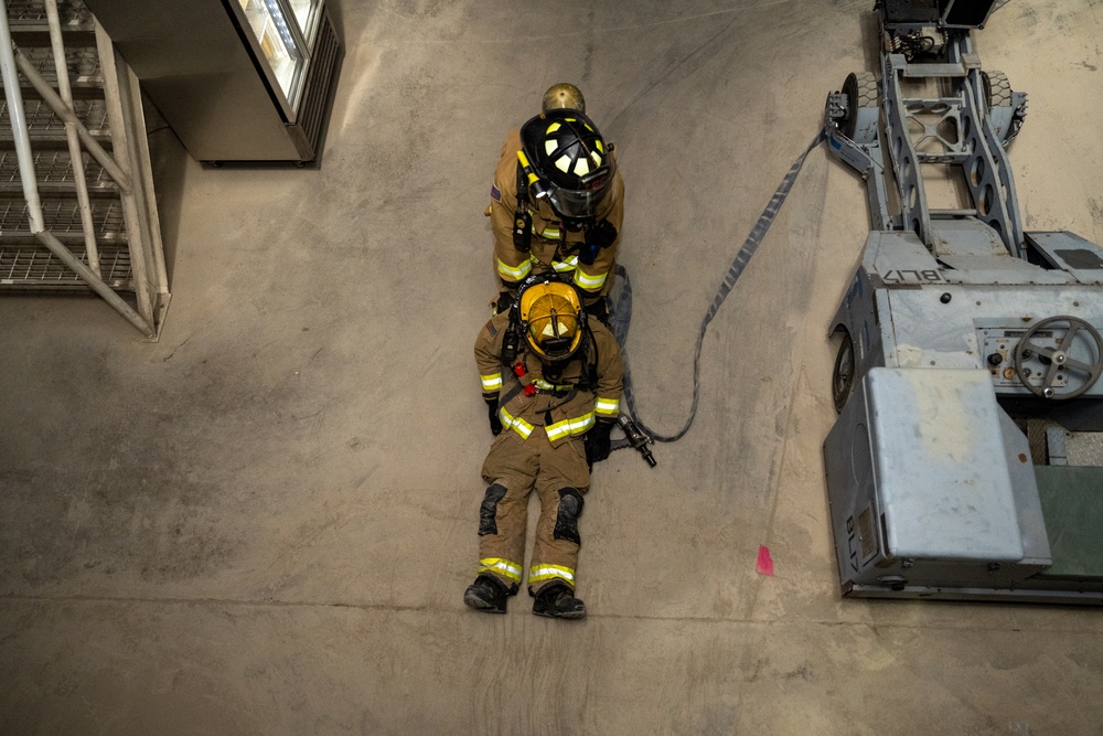 Fire training with the 380th AEW