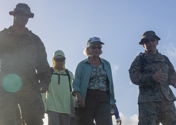 Artero and Tweed families hike to Tweed’s Cave