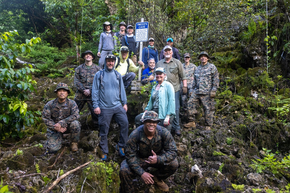 Artero and Tweed family hike to Tweed’s Cave