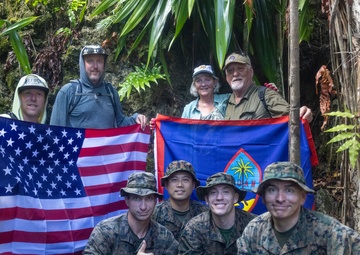 Artero and Tweed families hike to Tweed’s Cave