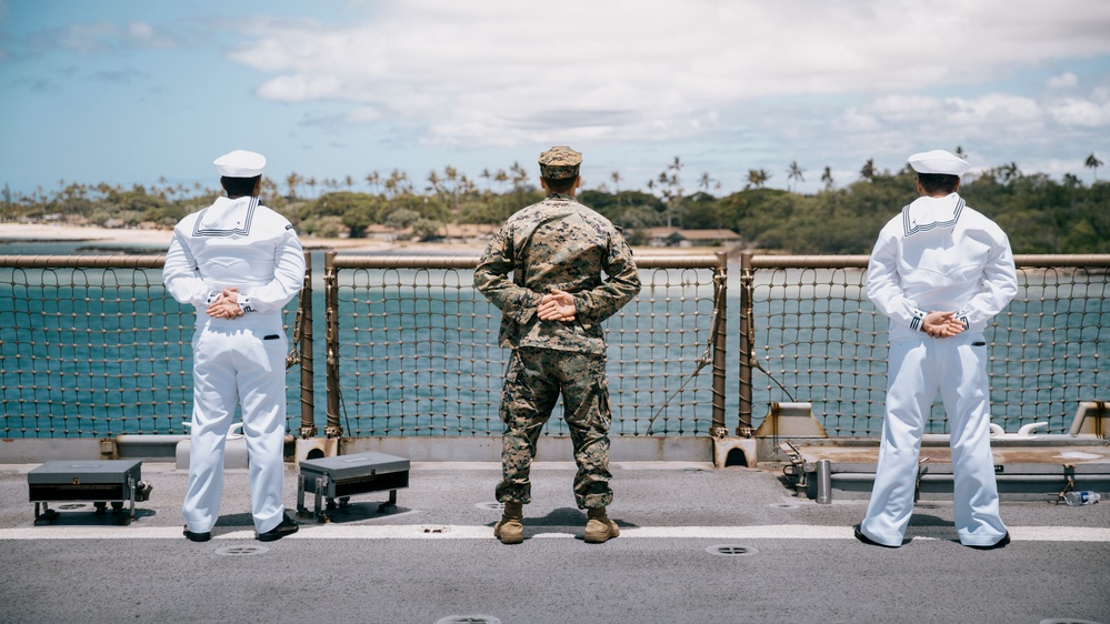 15th MEU, USS Germantown Arrive in Pearl Harbor for RIMPAC 2024