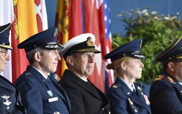 NATO Air Base Geilenkirchen conducts dual change of command ceremony