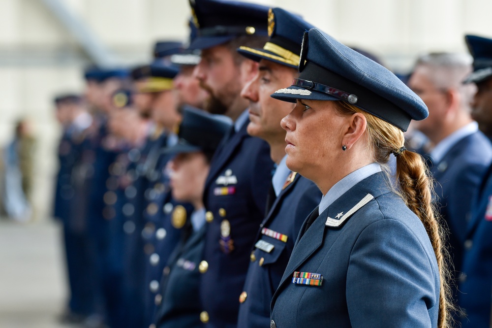 NATO Air Base Geilenkirchen conducts dual change of command ceremony