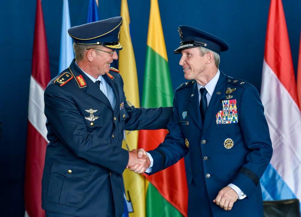 NATO Air Base Geilenkirchen conducts dual change of command ceremony