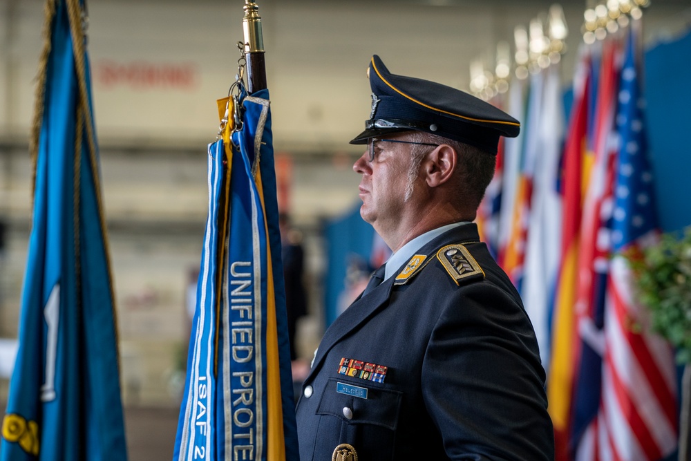 NATO Air Base Geilenkirchen conducts dual change of command ceremony