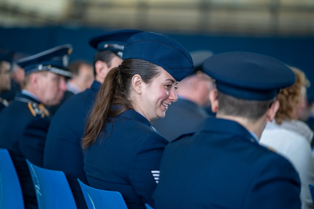 NATO Air Base Geilenkirchen conducts dual change of command ceremony