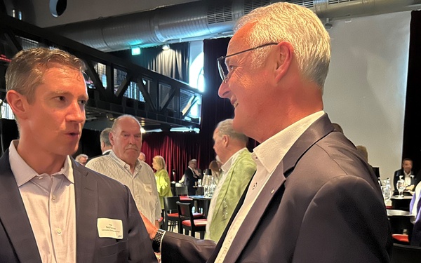 U.S. Army Garrison Rheinland-Pfalz Commander Honors Markus Vollmer's Service