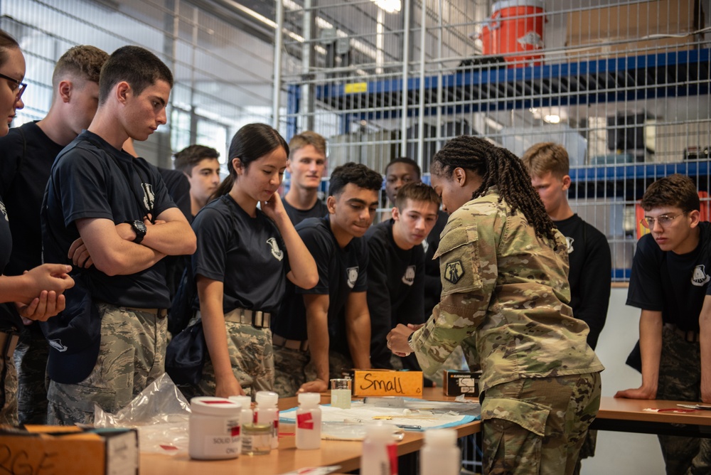 773rd Civil Support Team hosts area Air Force Junior ROTC Cadets for CBRN