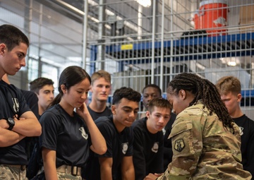 773rd Civil Support Team hosts area Air Force Junior ROTC Cadets for CBRN