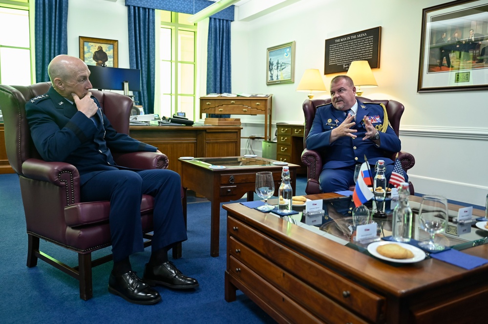 CSAF Allvin meeting with Slovakia Maj. Gen. Tóth