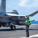 USS Ronald Reagan (CVN76) Sailors conduct flight deck operations