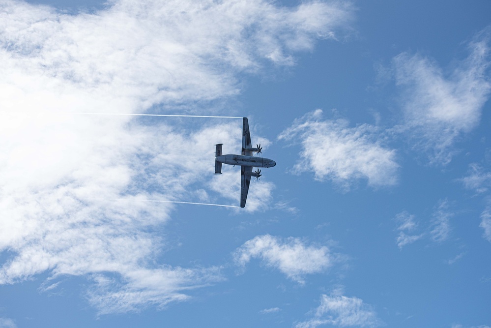 USS Ronald Reagan (CVN76) Sailors conduct flight deck operations