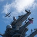 USS Ronald Reagan (CVN76) Sailors conduct flight deck operations