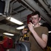 USS Ronald Reagan (CVN 76) Sailors repair equipment