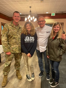 A first sergeant and a father: Master Sgt. Thomas Hallanger tells his story