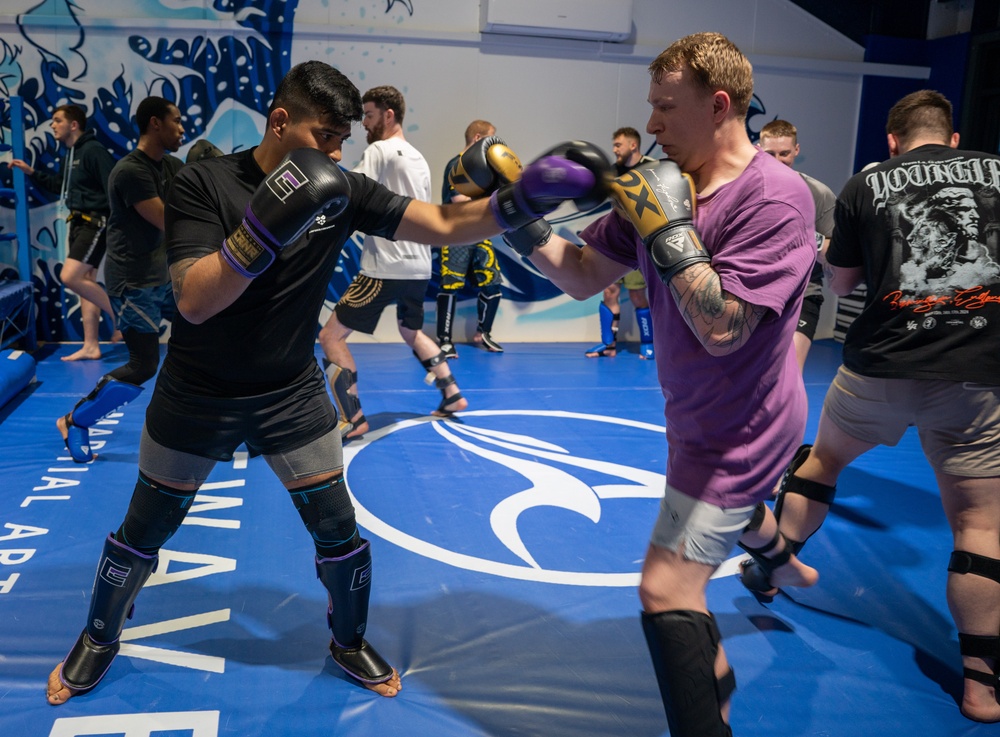 Lakenheath Airman stays ready inside, out of the octagon