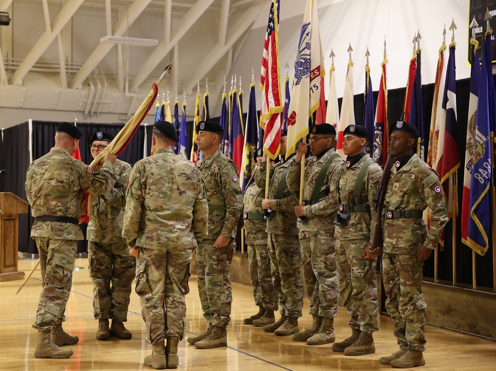 LTC Cooper takes command of STB, 1st TSC