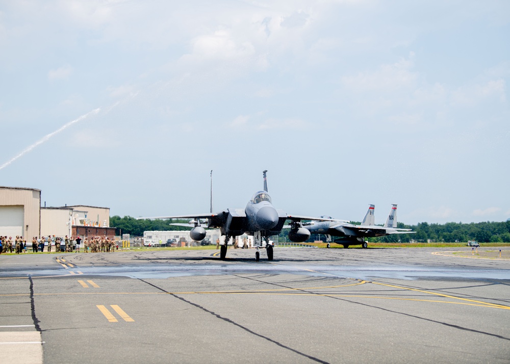 104th Fighter Wing pilots fly fini-flights