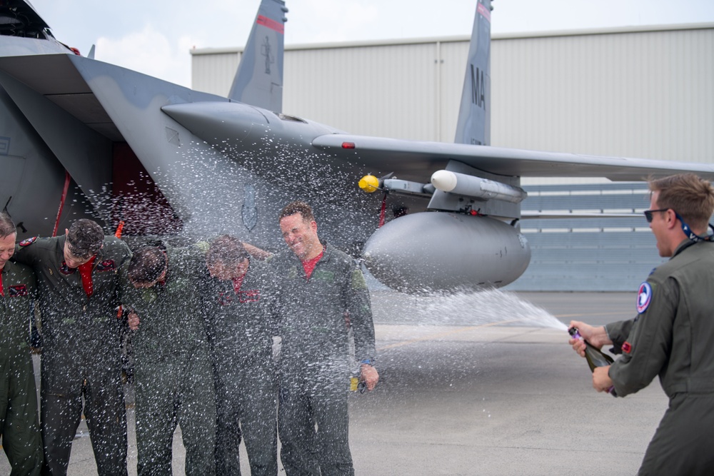 104th Fighter Wing pilots fly fini-flights