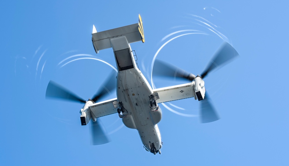 Osprey Operations Onboard USS Carl Vinson