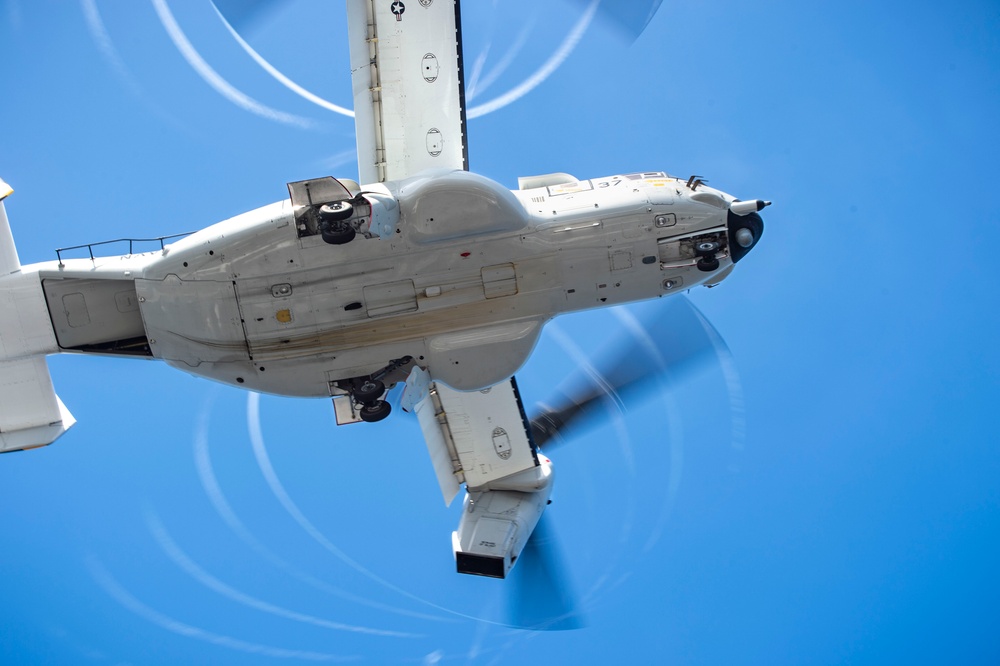 Osprey Operations Onboard USS Carl Vinson