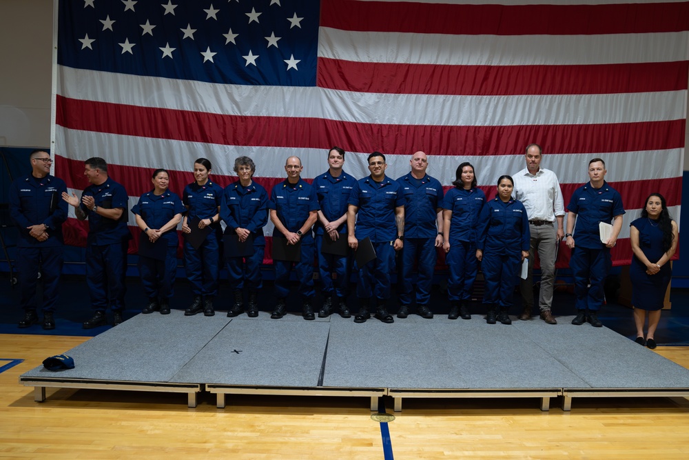 Base Seattle, 13th District members recognized for exemplary service during Sitka MH-60 mishap