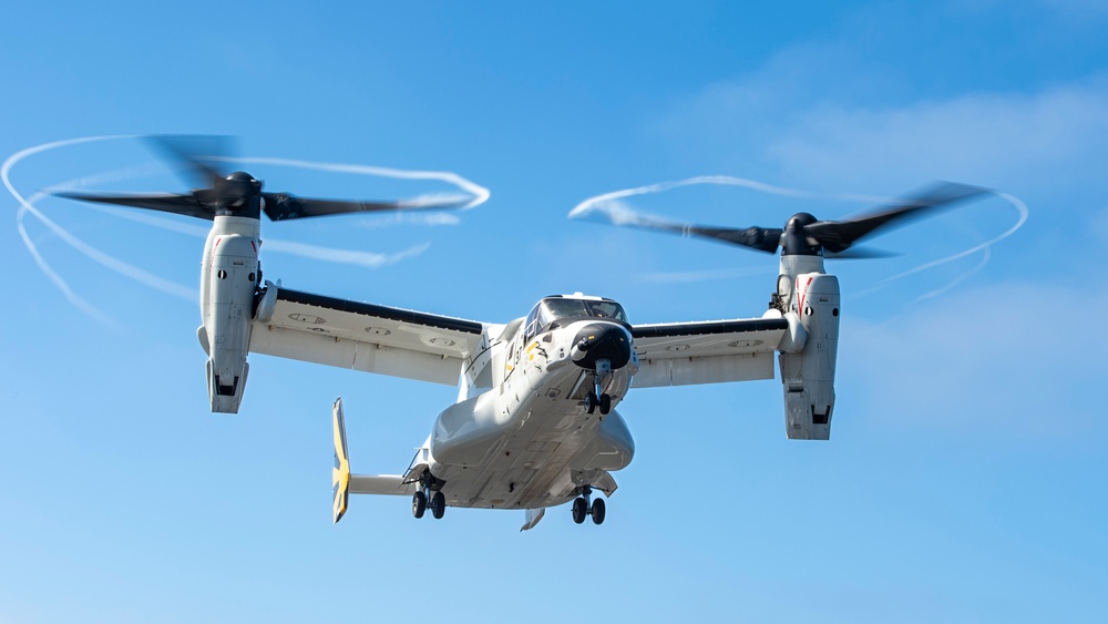 Osprey Operations Onboard USS Carl Vinson