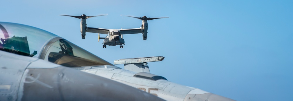 Osprey Operations Onboard USS Carl Vinson