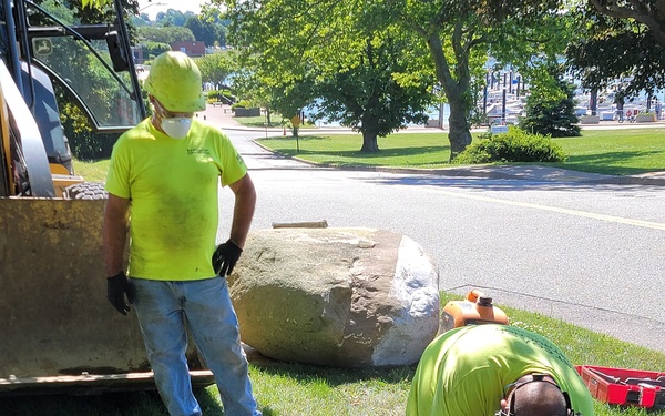 Naval Station Newport Digs Up 100-Year-Old Time Capsule
