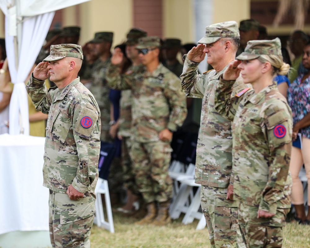 9th Mission Support Command conducts a Change of Command Ceremony