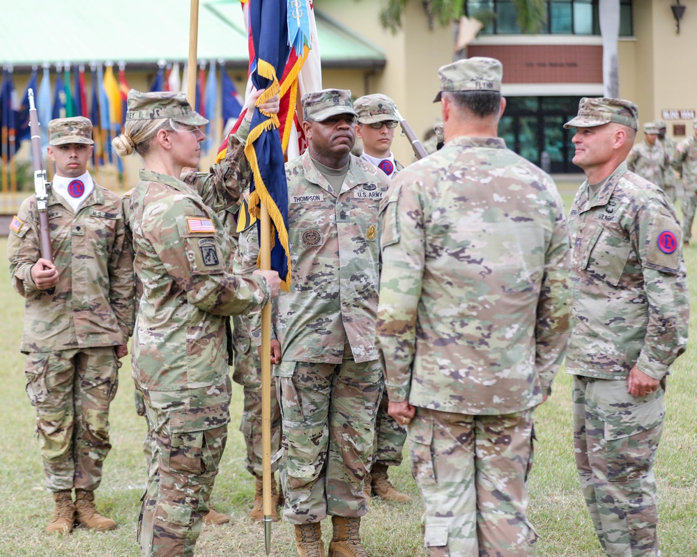 9th Mission Support Command conducts a Change of Command Ceremony