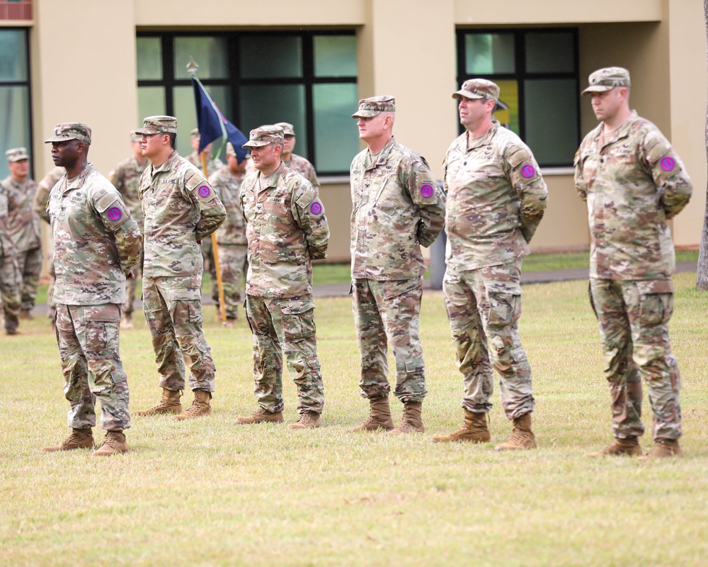 9th Mission Support Command conducts a Change of Command Ceremony