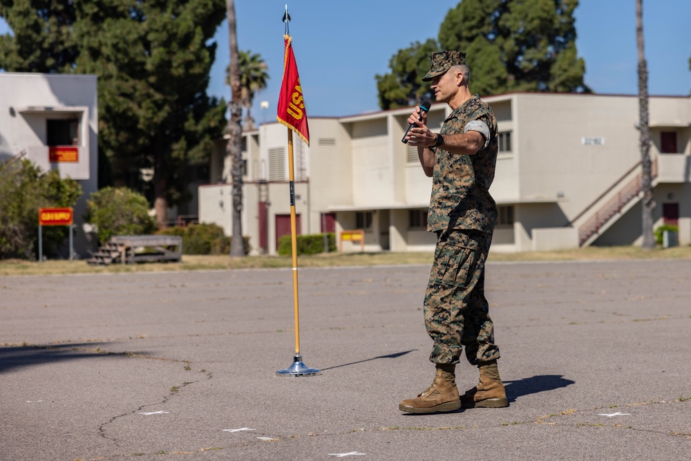 Fair Winds and Following Seas: 1st Supply Bn CoC Ceremony