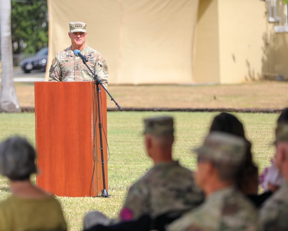 9th Mission Support Command conducts a Change of Command Ceremony