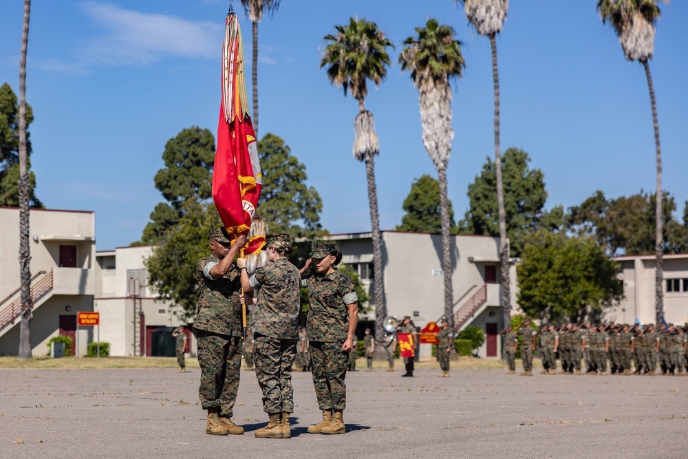 Fair Winds and Following Seas: 1st Supply Bn CoC Ceremony