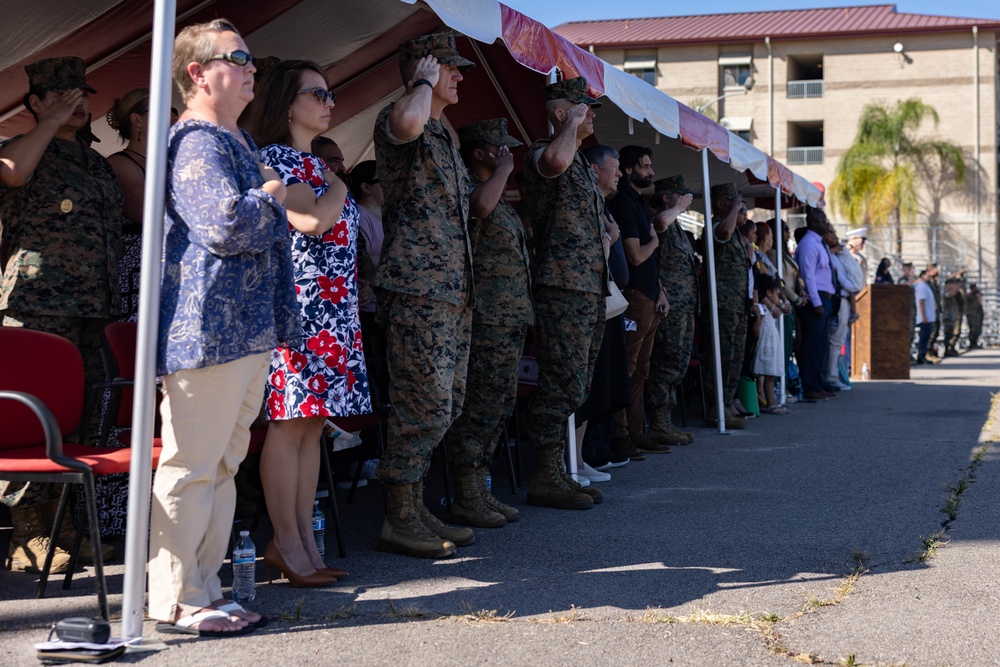Fair Winds and Following Seas: 1st Supply Bn CoC Ceremony