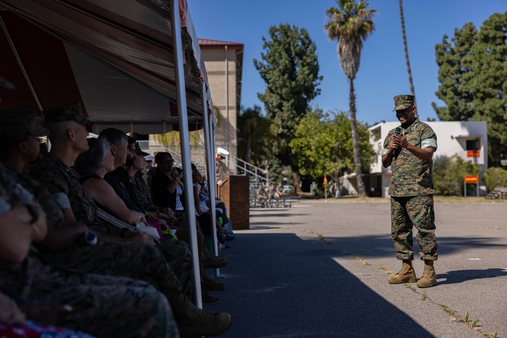 Fair Winds and Following Seas: 1st Supply Bn CoC Ceremony