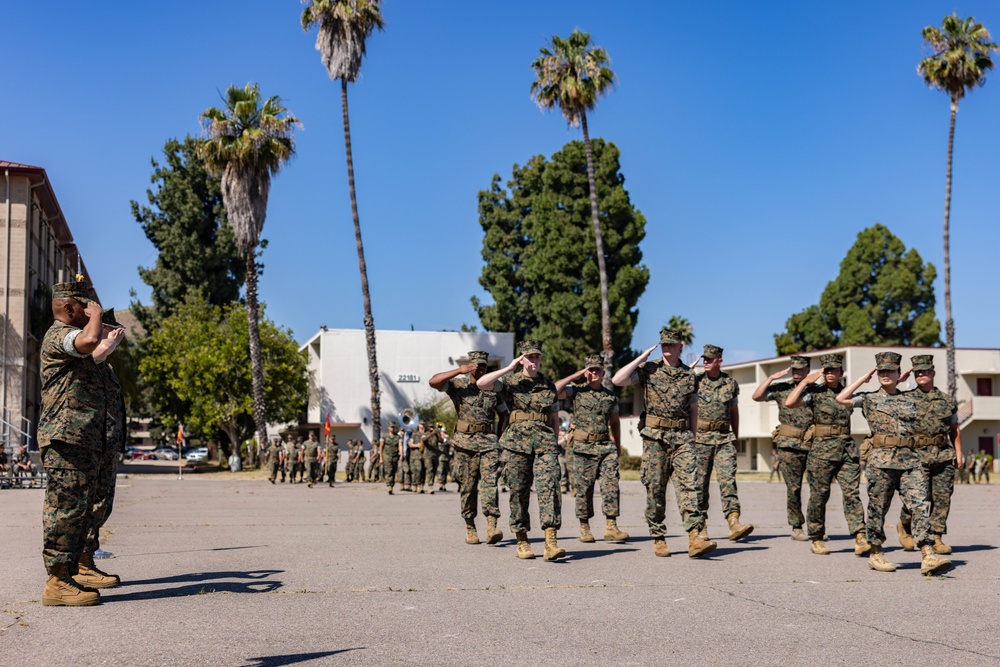 Fair Winds and Following Seas: 1st Supply Bn CoC Ceremony