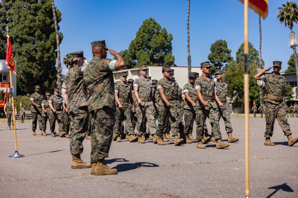 Fair Winds and Following Seas: 1st Supply Bn CoC Ceremony