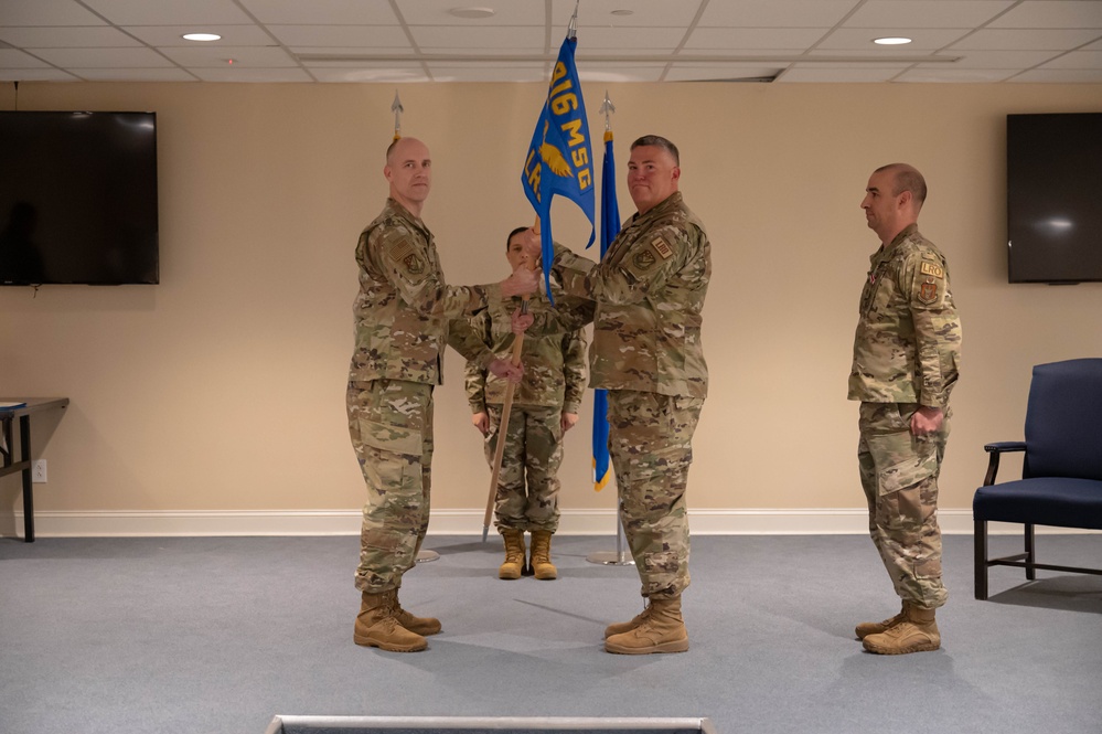 916 MSG Change of Command