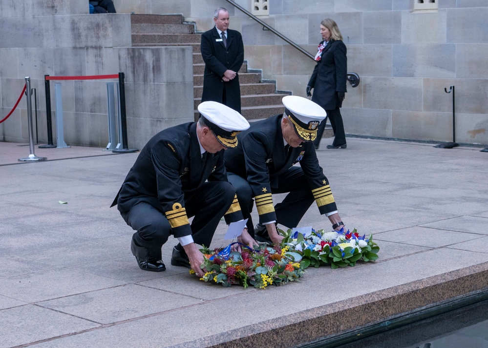 Adm. Steve Koehler visit to Canberra, Australia