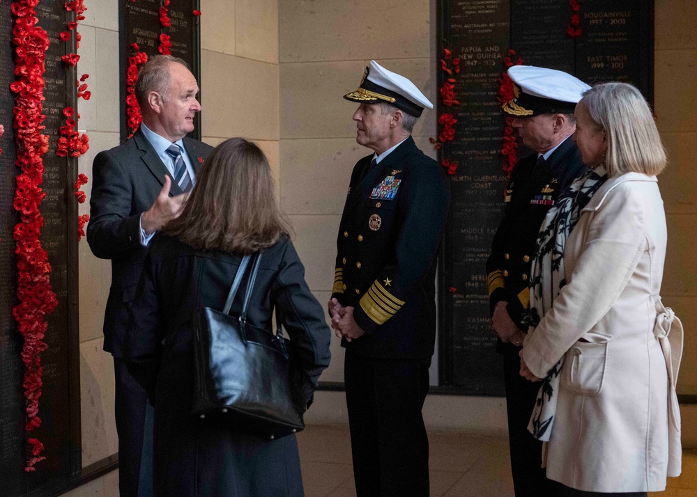 Adm. Steve Koehler visit to Canberra, Australia