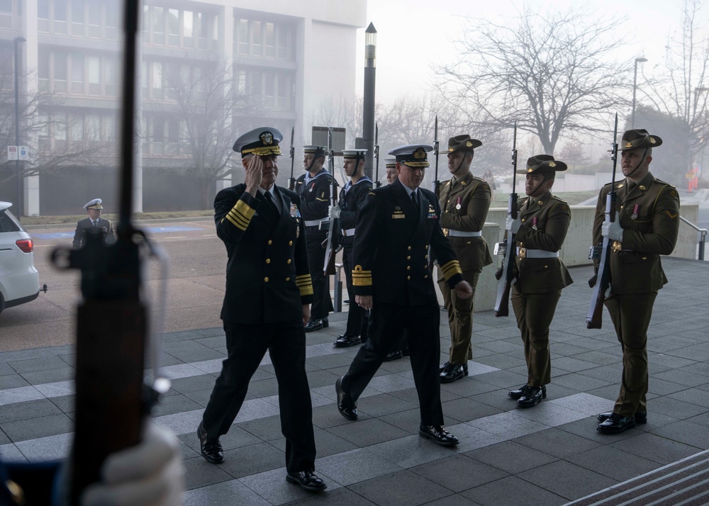 Adm. Steve Koehler visit to Canberra, Australia