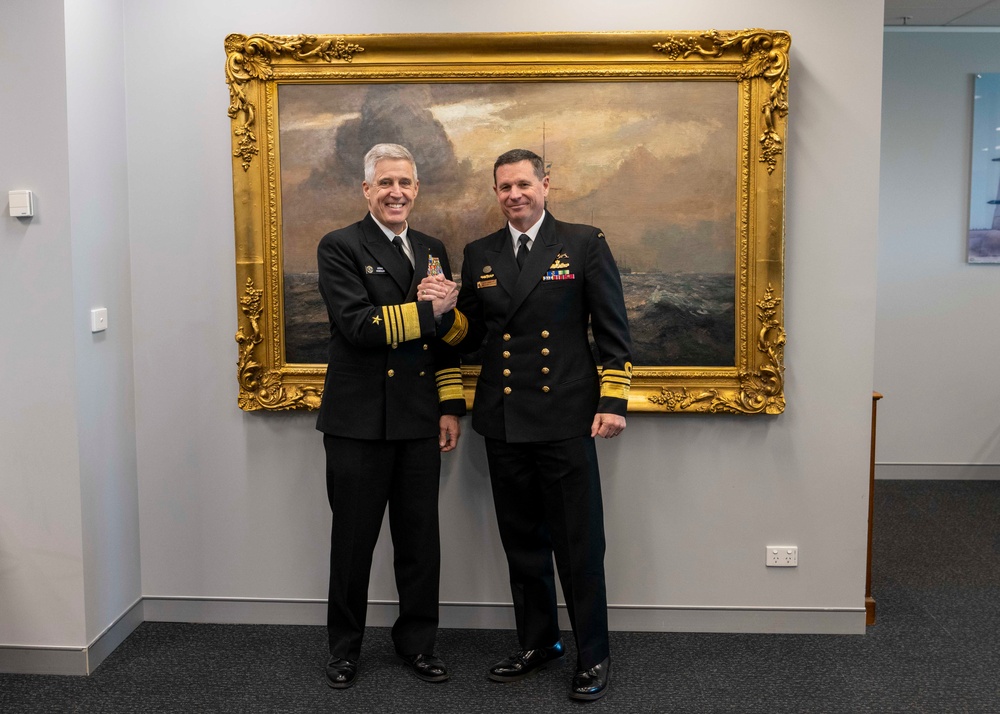 Adm. Steve Koehler visit to Canberra, Australia