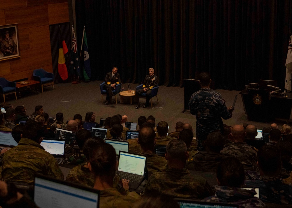 Adm. Steve Koehler visit to Canberra, Australia