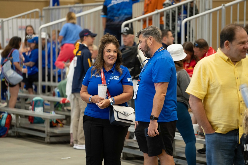 2024 Warrior Games | Shooting | Team Air Force | MSgt Kenneth Hinton (ret) | Ms. Marsh Hoskins